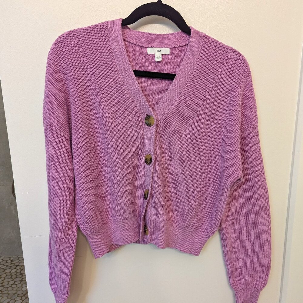 NWOT BP Fuscia Cardigan